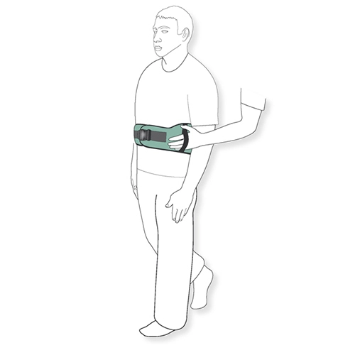 Diagram of a transfer belt in use